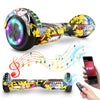 Hoverboard 6.5 inch Self Balancing Scooter with Bluetooth & LED Lights Best Gifts For Kids and Teenager