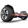 Hoverboard tout terrain 8,5 pouces tout terrain 700 W avec haut-parleurs Bluetooth et lumières LED, scooter auto-équilibré