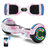 Hoverboard 6.5 Inch, Smart Self Balancing Scooter with Bluetooth & LED Lights Best Gifts For Kids Teenager and Adults