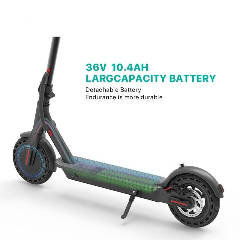 Scooter portable pliable adulte 8,5 pouces 350W avec écran LCD et contrôle par application