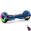 Blue Sky Hoverboard 6,5 pouces, scooter intelligent à auto-équilibrage avec Bluetooth et lumières LED