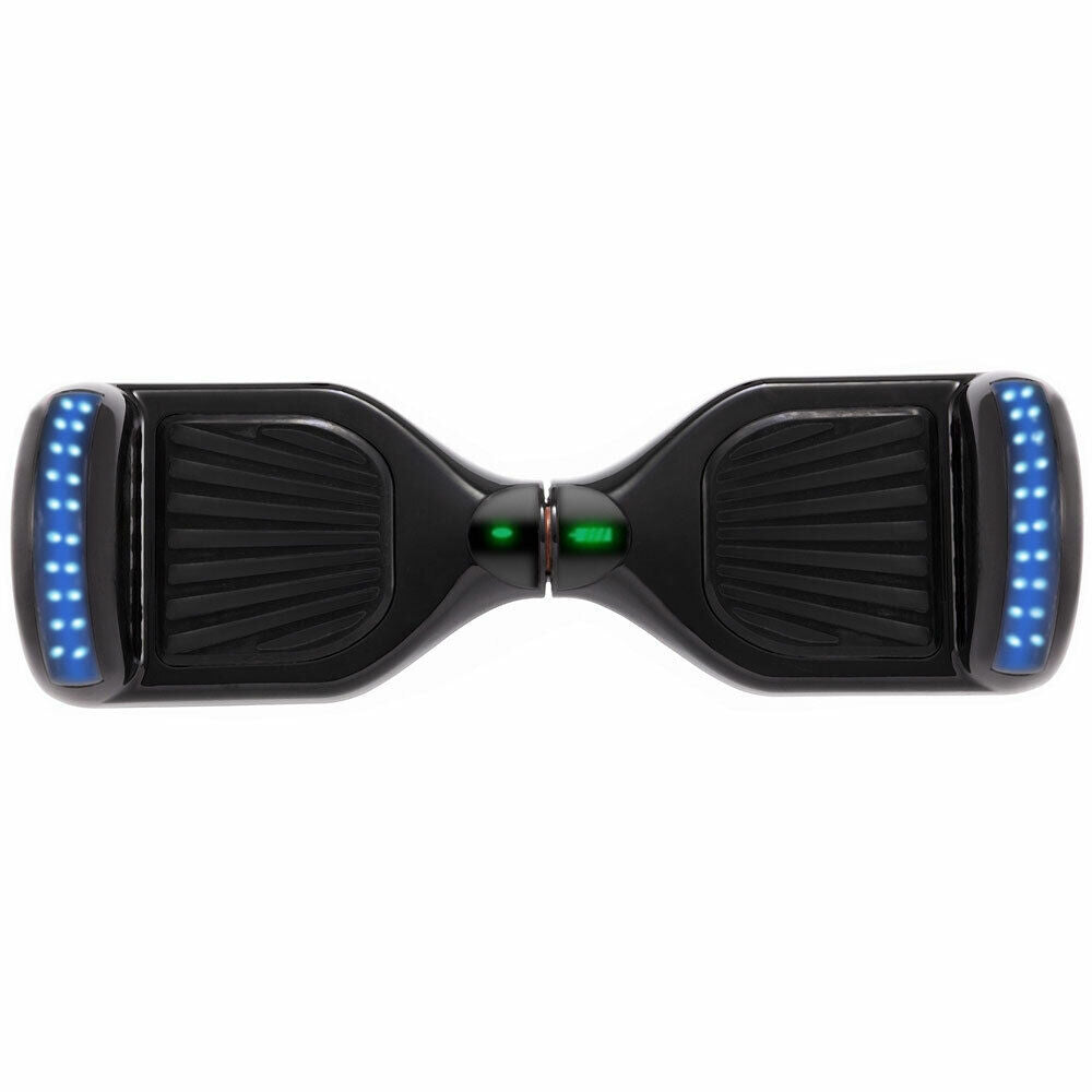 Black Hoverboard 6.5 Inch, Smart Self Balancing Scooter with Bluetooth & LED Lights