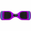 Purple Hoverboard 6.5 Inch, Smart Self Balancing Scooter with Bluetooth & LED Lights