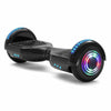 Black Hoverboard 6.5 Inch, Smart Self Balancing Scooter with Bluetooth & LED Lights